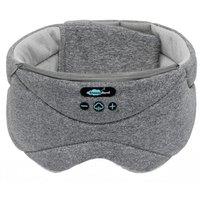 SNOOZEBAND Deluxe Bluetooth Sleep Mask Headphones - Charcoal, Silver/Grey