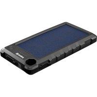 SANDBERG 10000 mAh Portable Solar Power Bank - Blue & Black, Black,Blue