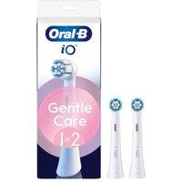 ORAL B iO Gentle Care Replacement Toothbrush Head - Pack of 2, White