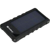 SANDBERG 16000 mAh Portable Solar Power Bank - Blue & Black, Black,Blue