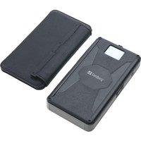 SANDBERG 20000 mAh Portable 6-Panel Solar Power Bank - Black, Black