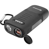 SANDBERG 10000 mAh Portable Survivor Power Bank - Black, Black
