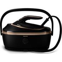 PHILIPS PerfectCare 8000 Series PSG8300/80 Steam Generator Iron - Black & Gold, Black,Gold