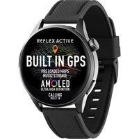 REFLEX ACTIVE Series 45 Smart Watch - Black, Silicone Strap, Black