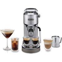 DELONGHI Dedica Duo EC890.M Coffee Machine - Metal, Silver/Grey