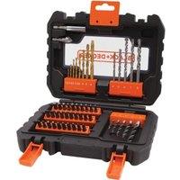 BLACK DECKER A7232-XJ 50 Piece Drill Set - Black