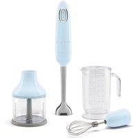 SMEG HBF03PBUK Hand Blender with Accessories - Pastel Blue, Blue
