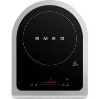 SMEG Collezione Single Portable Induction Hob - Matte Black, Black
