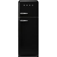 Smeg Retro FAB30RBL6UK 80/20 Fridge Freezer - Black, Black