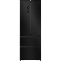 HISENSE PureFlat RF632N4AFE2 Fridge Freezer - Black Stainless Steel, Stainless Steel