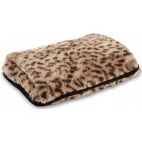 CARMEN Rechargeable Hot Water Bottle - Leopard Print, Black,Brown