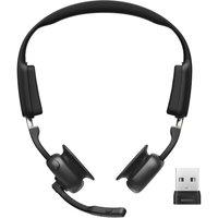 SHOKZ OpenMeet UC Headset with USB Type-A Wireless Adapter - Black, Black