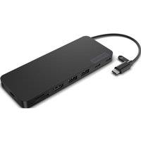 LENOVO Slim 8-port USB Type-C Connection Hub - Black