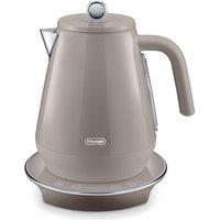DELONGHI Eclettica Special Tea KBY3011.BG Jug Kettle - Blissful Beige, Brown