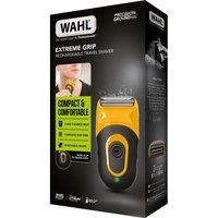 WAHL Extreme Grip Compact Travel Shaver - Black & Yellow, Black