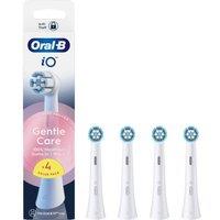 ORAL B iO Gentle Care Replacement Toothbrush Head - Pack of 4, White