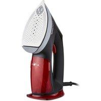 MORPHY RICHARDS Turbosteam 361001 2-in-1 Garment Steamer & Iron - Black & Red, Red,Black