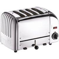 DUALIT Vario 4-Slice Toaster - Polished Stainless Steel, Stainless Steel