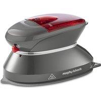 MORPHY RICHARDS Steam Compact 304000 Travel Steam Iron - Grey & Red, Red,Silver/Grey