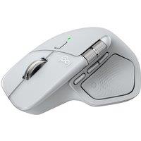 LOGITECH MX Master 4 Wireless Mouse - White Silver, White,Silver/Grey