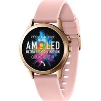 REFLEX ACTIVE Series 31 Smart Watch - Pink, Silicone Strap, Gold,Pink