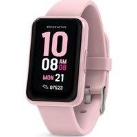 REFLEX ACTIVE Series 49 Smart Watch - Pink, Silicone Strap, Pink