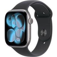 APPLE Watch Series 11 Cellular - 46 mm Space Grey Aluminium Case with Black Sport Band - M/L, Black,Silver/Grey