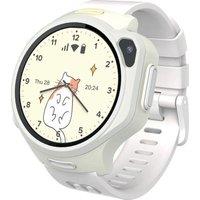 MYFIRST Fone R2 Smart Watch for Kids - Nougat White, Silicon Strap, White