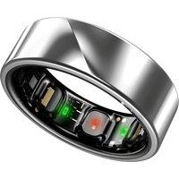 LUNA RING Smart Ring - Stardust Silver, Size 7, Silver/Grey
