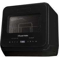 Russell Hobbs RH2TTDW0D1B Table Top Dishwasher - Black, Black