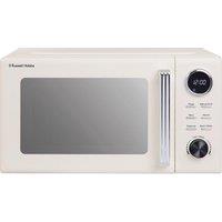 Russell Hobbs Hanley RHMD838JW Solo Microwave - Jasmine White, White,Cream