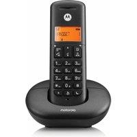 MOTOROLA E201 Cordless Phone - Black, Black