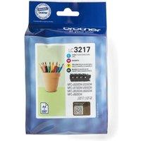 BROTHER LC3217VAL Cyan, Magenta, Yellow & Black Ink Cartridges - Multipack, Black,Cyan,Yellow,Magenta