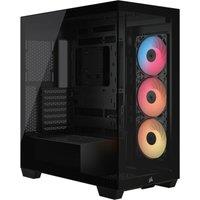 CORSAIR 3500X RS-R ARGB ATX Mid-Tower PC Case - Black, Black