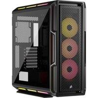 CORSAIR iCUE LINK 5000T LX RGB ATX Mid-Tower PC Case - Black, Black