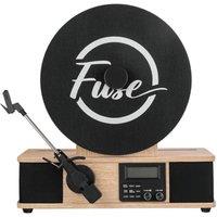 FUSE Wrap Vertical Belt Drive Bluetooth Turntable - Brown & Black, Brown,Black