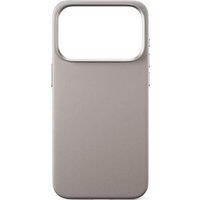 EPICO Pro Mag iPhone 17 Pro Genuine Leather Case - Grey, Silver/Grey
