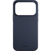 EPICO Mag Magnetic iPhone 17 Pro Max Genuine Leather Case - Blue, Blue
