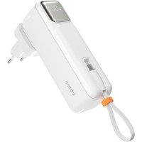 Epico ET30 Travel UltraPack 2 in 1 Power Bank & Wall Charger - White, White