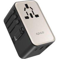 Epico EU70 UltraBoost 70 W GaN Universal USB Type-C Charger, Silver/Grey