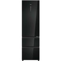 HAIER 3D Combi Series 7 HTW7620DNGB 60/40 Fridge Freezer - Black, Black