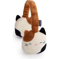 LAZERBUILT Squishmallows Cam the Cat Plush Wireless Bluetooth Headphones - Beige, Cream