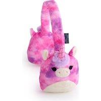 LAZERBUILT Squishmallows Lola the Unicorn Plush Wireless Bluetooth Headphones - Pink, Pink