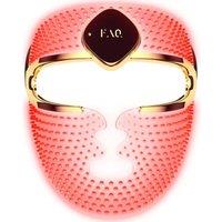 FOREO FAQ 202 Silicone LED Light Mask, Clear,Gold
