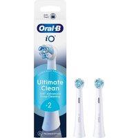 ORAL-B iO Ultimate Clean Replacement Toothbrush Head  Pack of 2, White