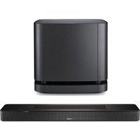 Bose Smart Compact Sound Bar & Bass Module 500 Bundle, Black