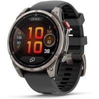 GARMIN fenix 8 Pro AMOLED Smart Watch - Graphite & Black, 47 mm, Black,Silver/Grey