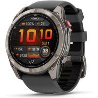 GARMIN fenix 8 Pro AMOLED Smart Watch - Graphite & Black, 51 mm, Black,Silver/Grey