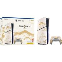 SONY PlayStation 5 Console (Model Group - Slim) Ghost of Yotei Gold Limited Edition & Ghost of Yotei Bundle, White,Gold
