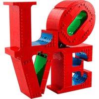 LEGO Art 31214 LOVE Sculpture Home Dcor Set for Adults